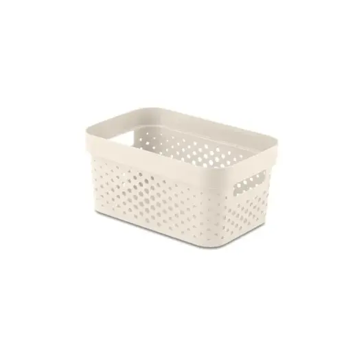 Kaste Infinity Recycled 4,5L 27x19x12cm oāzes balta