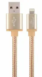 Gembird data transfer and charging cable | USB-A to Lightning | 1.8m | gold