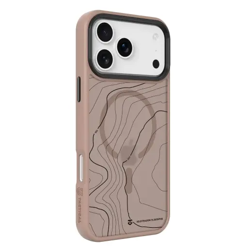 Tactical MagForce Hyperstealth Sika чехол с поддержкой MagSafe для телефона iPhone 17 Pro Max коричневый