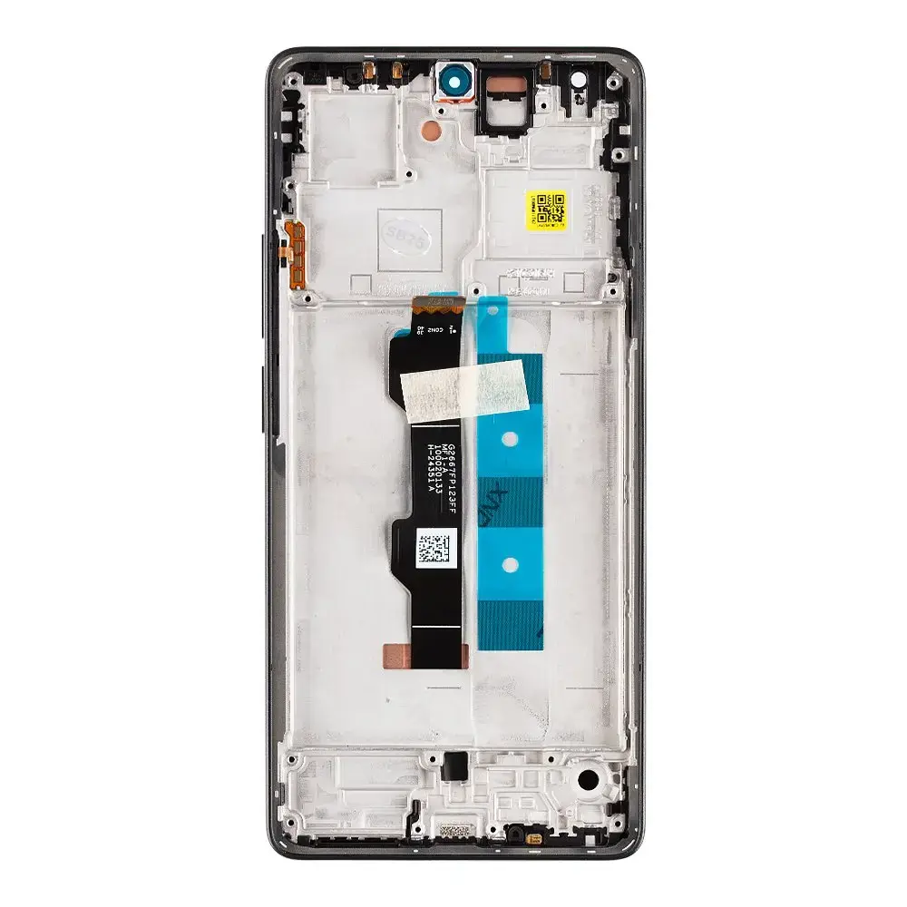 LCD Display + Touch Unit + Front Cover for Poco M6 Pro 4G Black (Service Pack)