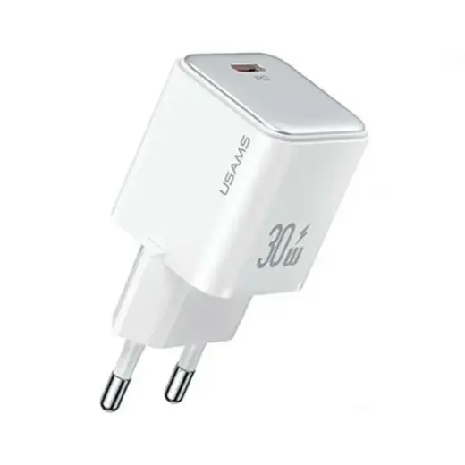 USAMS X-ron Series CC186TC02 travel charger | 30W | PD3.0 | USB-C | white