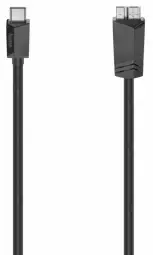 Hama USB Type-C Male - Micro USB Male 0.75m Black