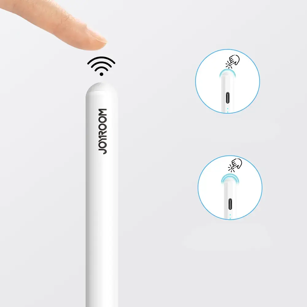 Joyroom JR-X9S Pro Active Stylus with 2 Interchangeable Tips - White