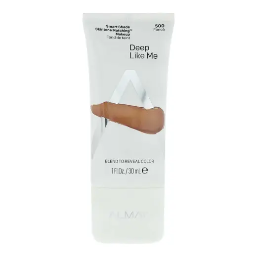 Almay, Smart Shade, Tone-matching, Liquid Foundation, 500, Deep Like Me, 20 SPF, 30 ml