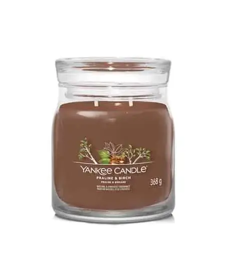 Yankee Candle Praline & Birch signature candle medium 368 g