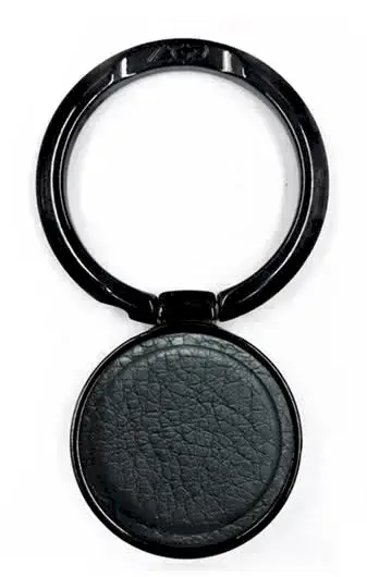 LGD Leather Ring Universal Ring Holder Black