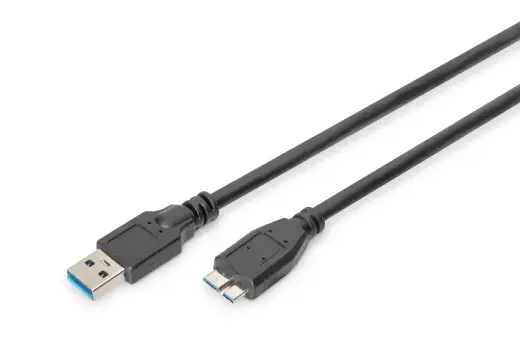 DIGITUS USB 3.0 savienojuma kabelis - USB Type-A|Micro USB Type-B - 1 m