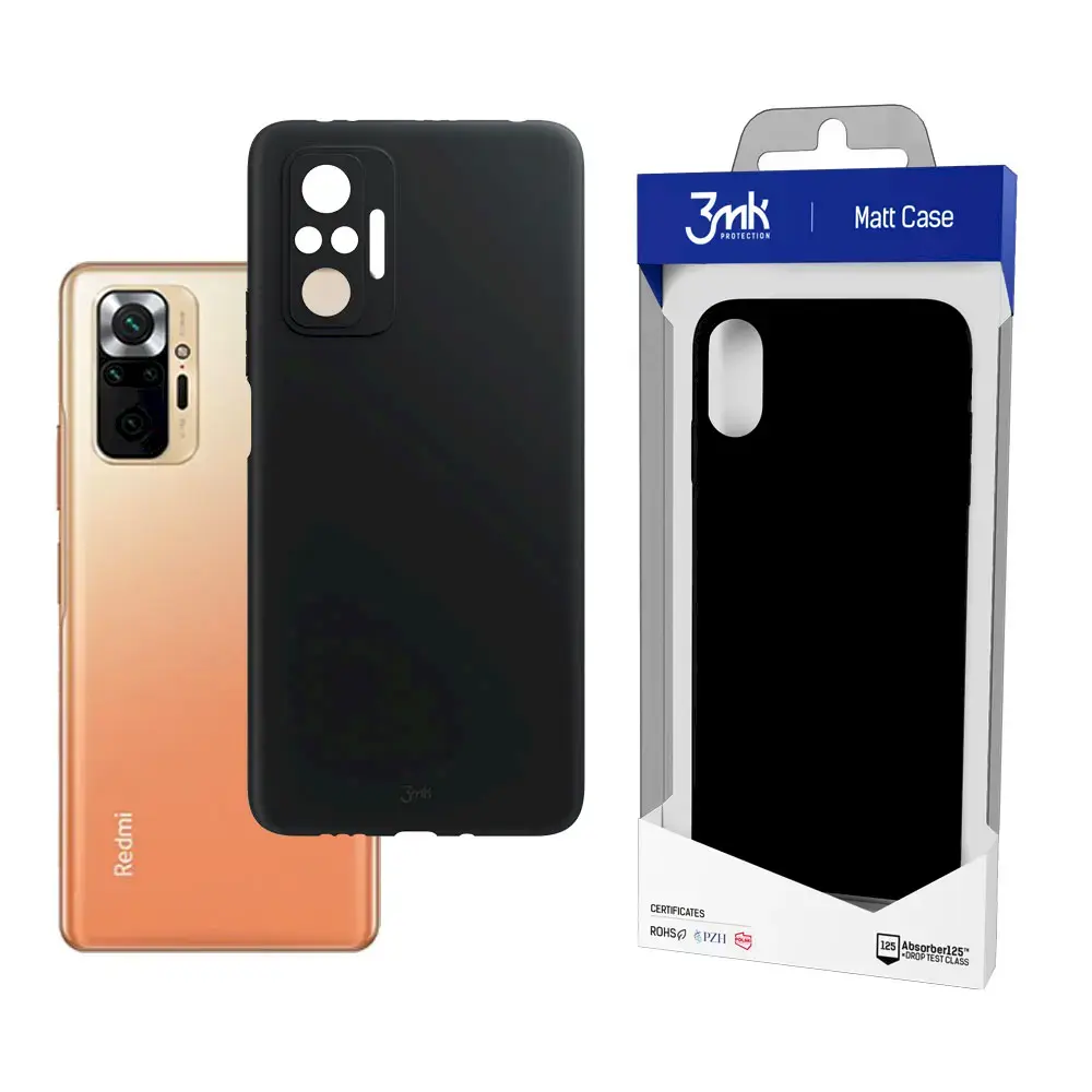 Xiaomi Redmi Note 10 Pro - 3mk Matt Case black