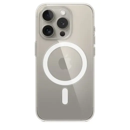 Apple Clear Case MT223ZM|A MagSafe silicone case for iPhone 15 Pro - transparent