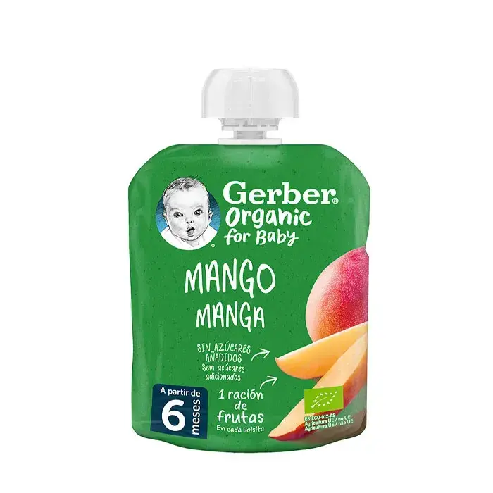 Gerber Organic Pouch with Handle 90g