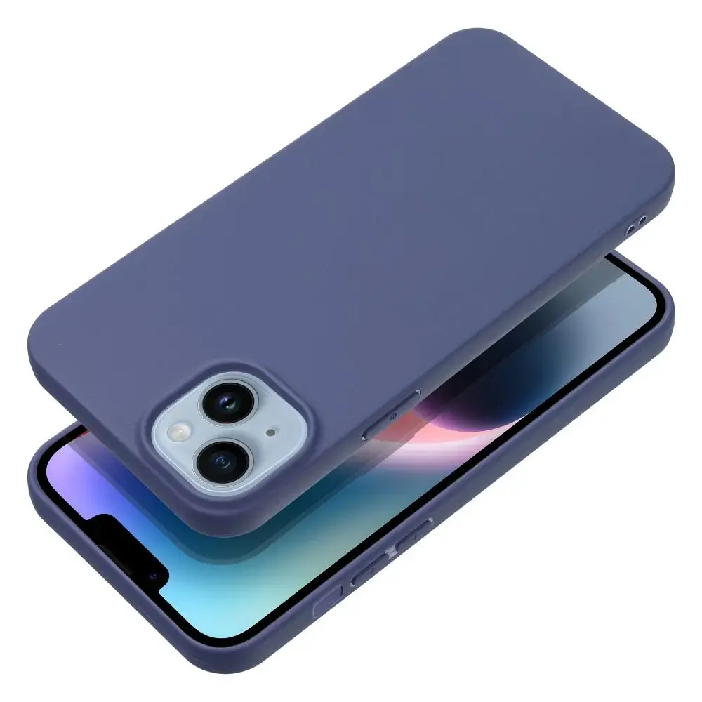 Matt maciņš telefonam iPhone 14 zils