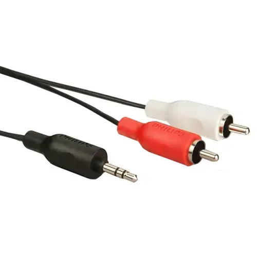 Philips SWA2527W|10 3.5mm stereo | 2RCA cabel 1.5m