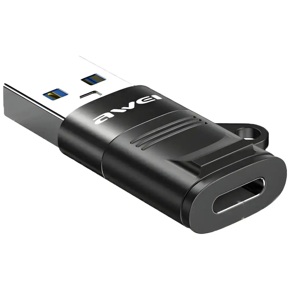 AWEI Adapter CL-13 USB-C/USB-A black