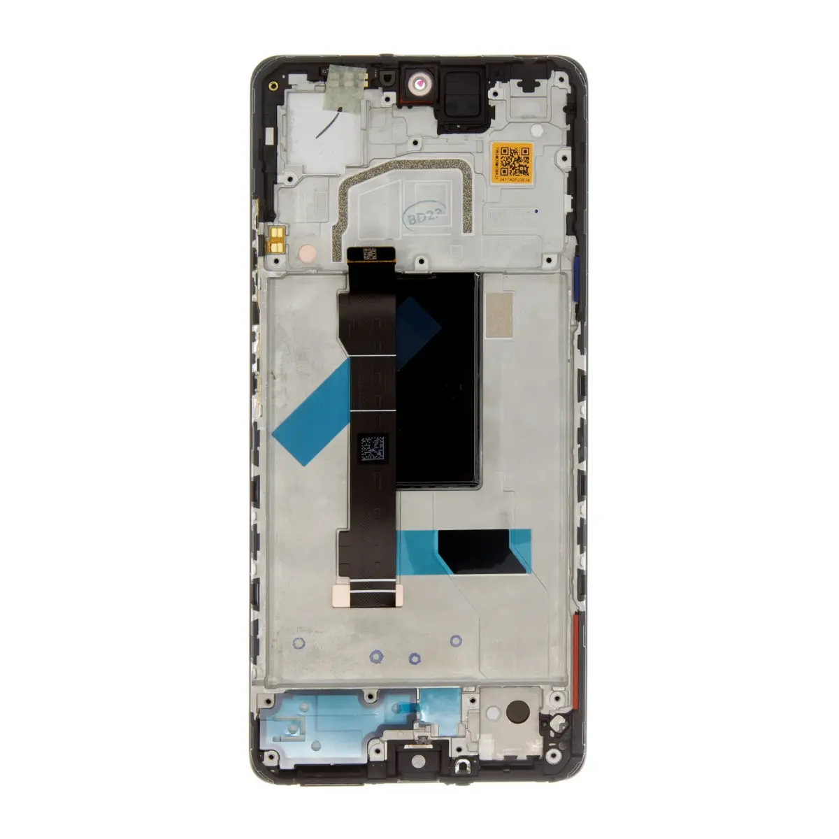 LCD Display + Touch Unit + Front Cover for Poco X5 Pro 5G Black (Service Pack)