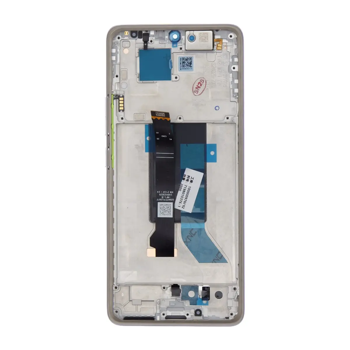 LCD Display + Touch Unit + Front Cover for Xiaomi Redmi Note 14 Pro 5G Purple (Service Pack)