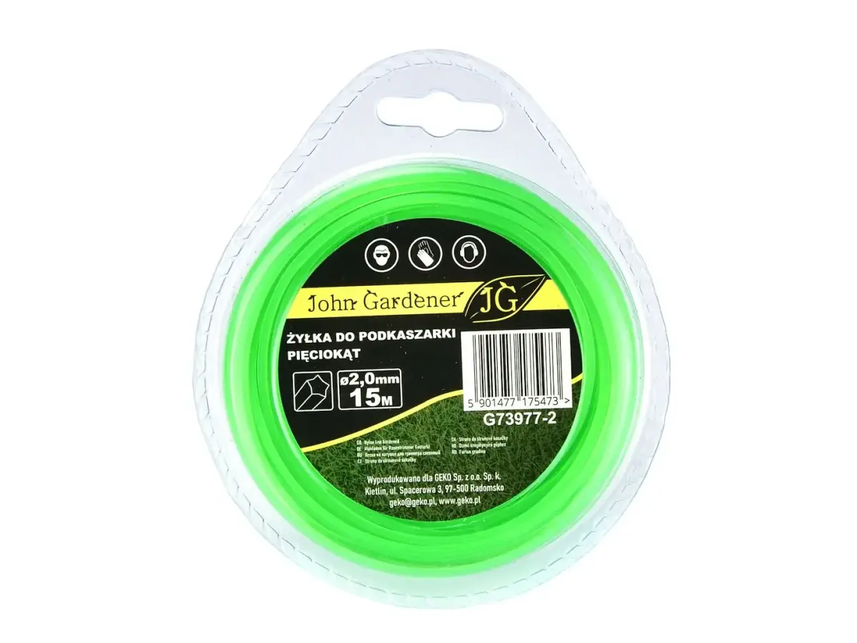 Nailonjõhv 2.0mm x 15m, pentagonaalne