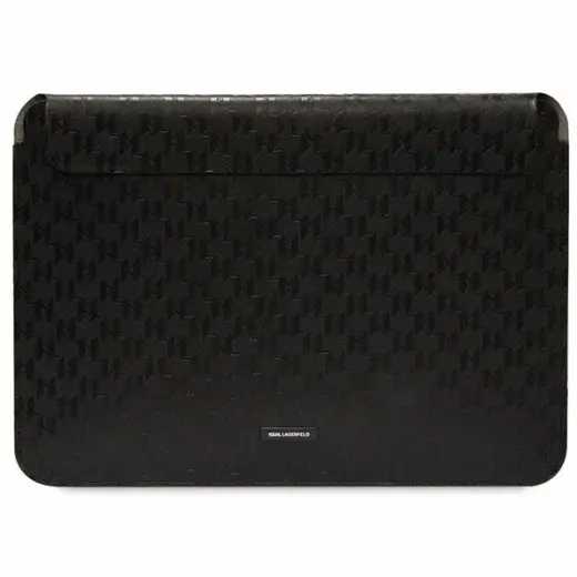 Karl Lagerfeld Saffiano Monogram Computer Sleeve 13|14" Black