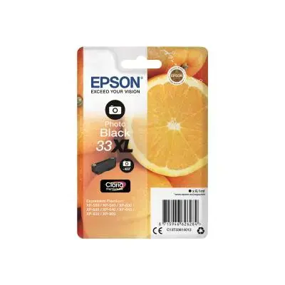 Epson Ink Photo Black Schwarz No 33XL Epson33XL Epson 33XL (C13T33614012)