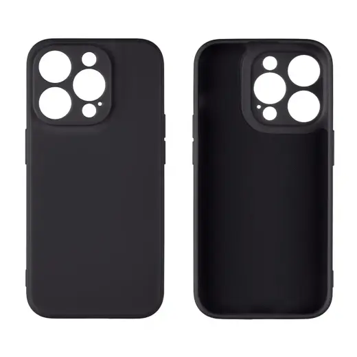 OBAL:ME Matte TPU Case for Apple iPhone 15 Pro Black