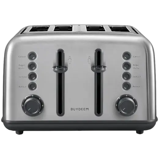 BUYDEEM 4 Slice Toaster, model DT640E, color Stainless Stell, EU