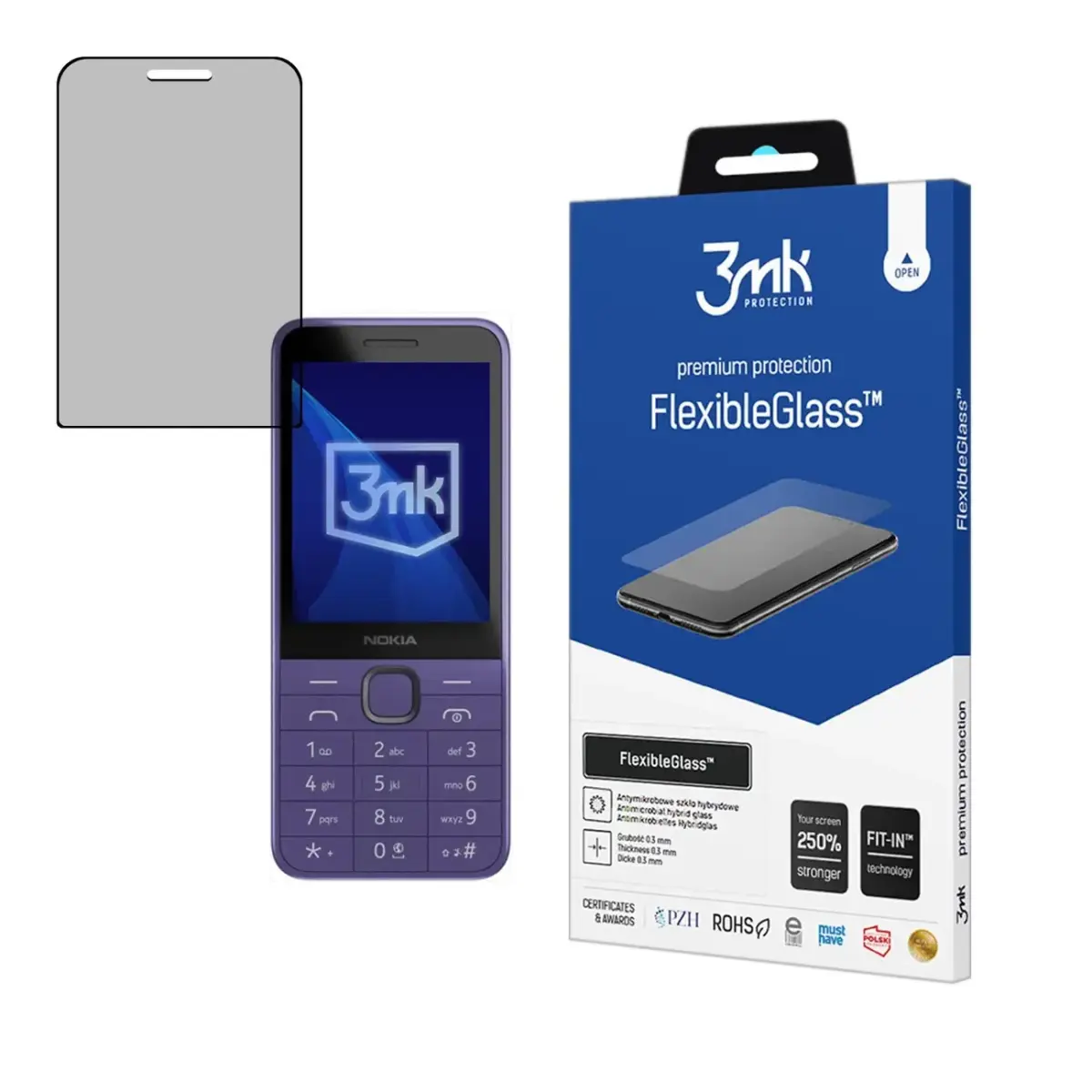 Hybrid glass 3mk FlexibleGlass for Nokia 235 4G | 215 4G