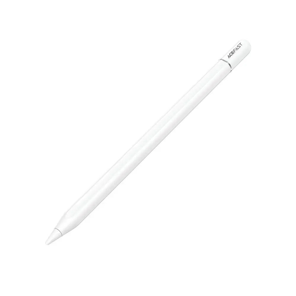 Acefast V3 Capacitive Stylus for iPad with Wireless Charging and 2 Interchangeable Tips - White