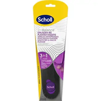 Scholl In-Balance Plantar Fasciitis Insole 1 pár - Ortopedické vložky