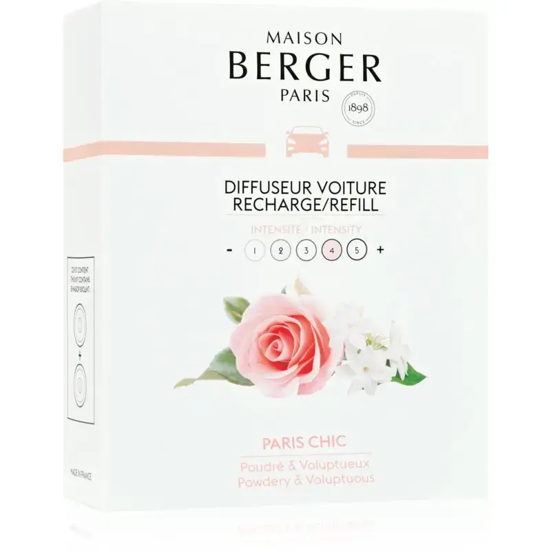 Maison Berger Paris Paris Chic Car Air Freshener Refill 2x17 G