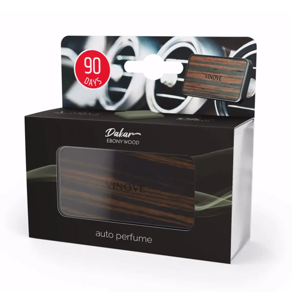 Car air freshener VINOVE PRESTIGE DAKAR EBONY WOOD