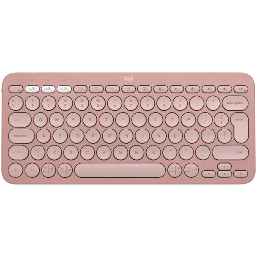 LOGITECH K380 for MAC Multi-Device Bluetooth Keyboard - ROSE - NORDIC