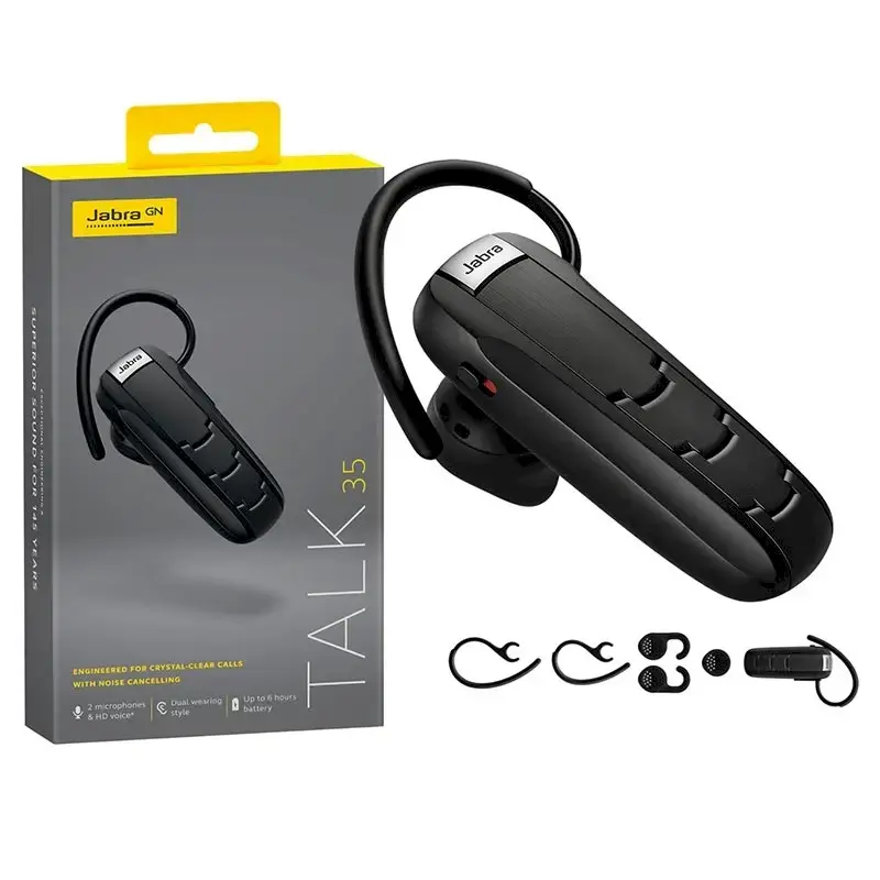 Jabra Talk 35 Extreme Bluetooth 3.0 handsfree headset with clear sound | HD black