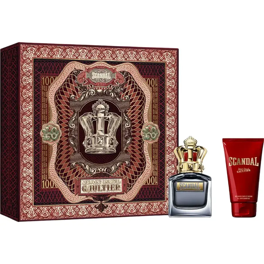 Set Jean Paul Gaultier: Scandal, Eau De Toilette, For Men, 100 ml + Scandal, Shower Gel, For All Skin Types, 75 ml