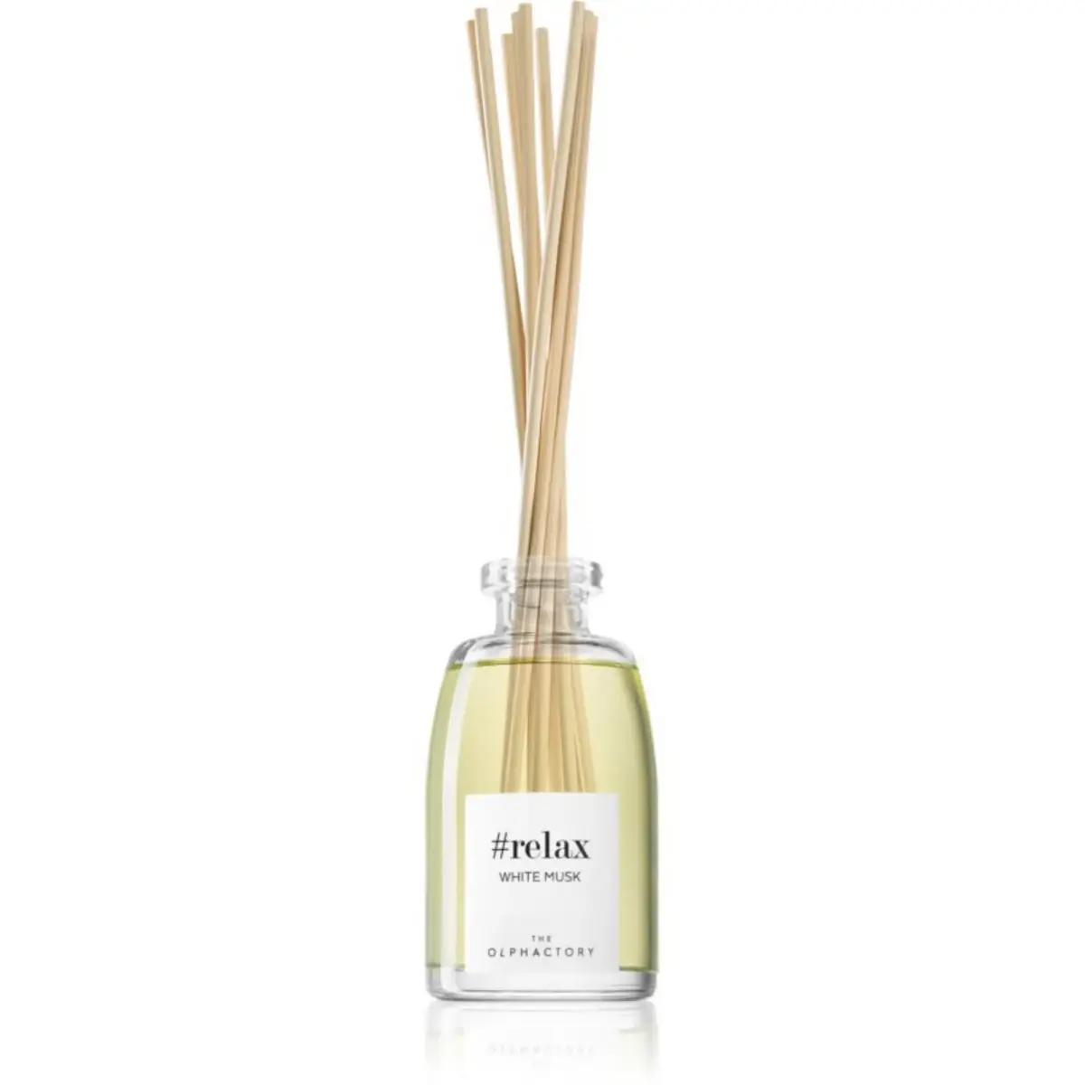 The Olphactory, Relax White Musk, Fragrance Sticks, White Musk, Aroma Reed Diffuser, 250 ml