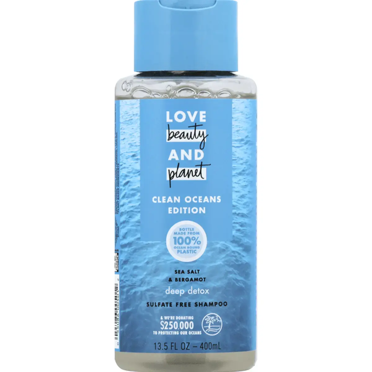 Love Beauty And Planet, Sea Salt and Bergamot, Hair Shampoo, 400 ml