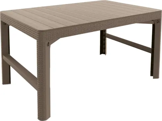 Dārza galds Lyon Rattan Table bēšs