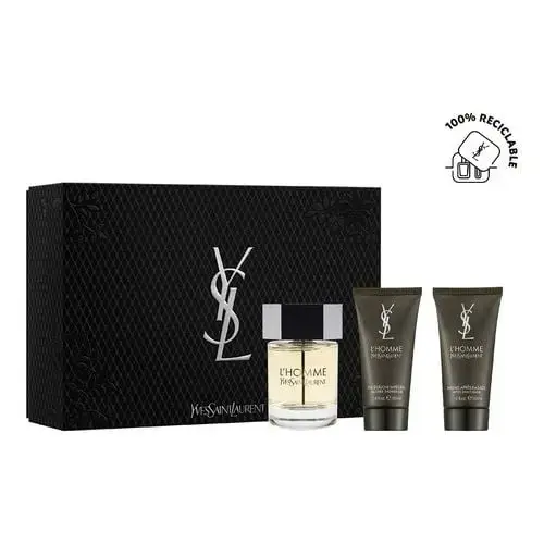 Yves Saint Laurent L'Homme Gift Set EDT 100 Ml Aftershave Balm 50 Ml Shower Gel 50 Ml