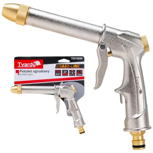 Regulējama gara smidzināšanas pistole BRASS-LINE 27 cm