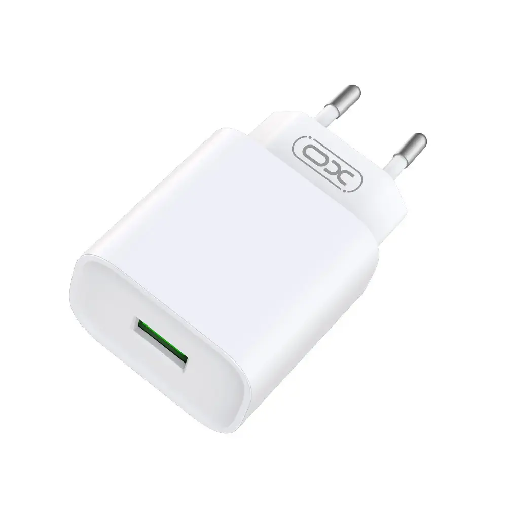 XO CE02D tīkla lādētājs | 18W | QC3.0 | USB-A | balts
