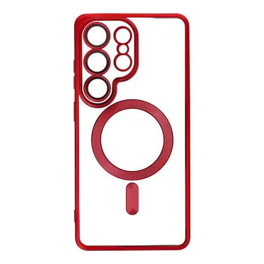 Electro Mag maciņš ar MagSafe atbalstu telefonam Samsung Galaxy S26 Ultra (S948) sarkans