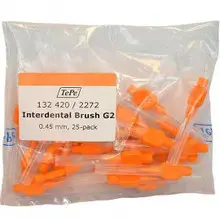 TePe Interdental Brush Normal (0.45 mm orange 25 pcs) - Interdental brushes