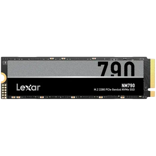 Lexar NM790 8TB PCIe Gen 4X4 M.2 NVMe, up to 7400 MB/s read and 6500 MB/s write