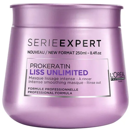 L'oreal Professionnel Serie Expert Liss Unlimited Mask 250Ml in Clear