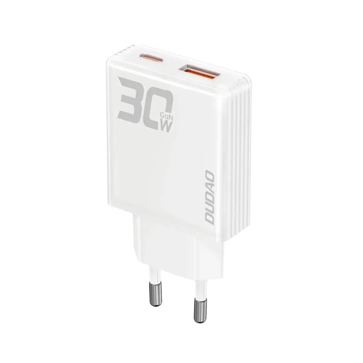 Dudao A30EU tīkla lādētājs | 30W | GaN | USB-A, USB-C | balts