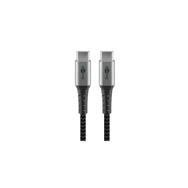 Goobay 49302 data transfer and charging cable | USB-C to USB-C | 60W | 1m | black