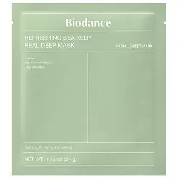 Biodance  Refreshing Sea Kelp Real Deep Mask - soothing face mask 34.0g