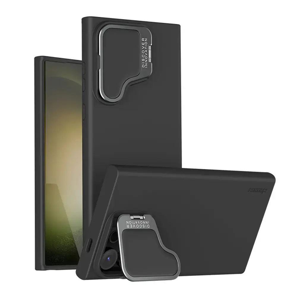 Nillkin CamShield Silky Prop Silicone Case for Samsung Galaxy S24 Ultra - black