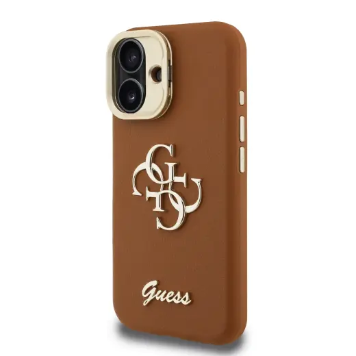 Guess telefona maciņš priekš iPhone 16 brūns