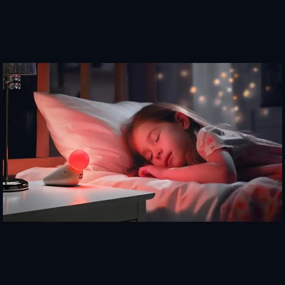 Motorola S1 Light and Sound Soother Night Light with Soothing Sounds white