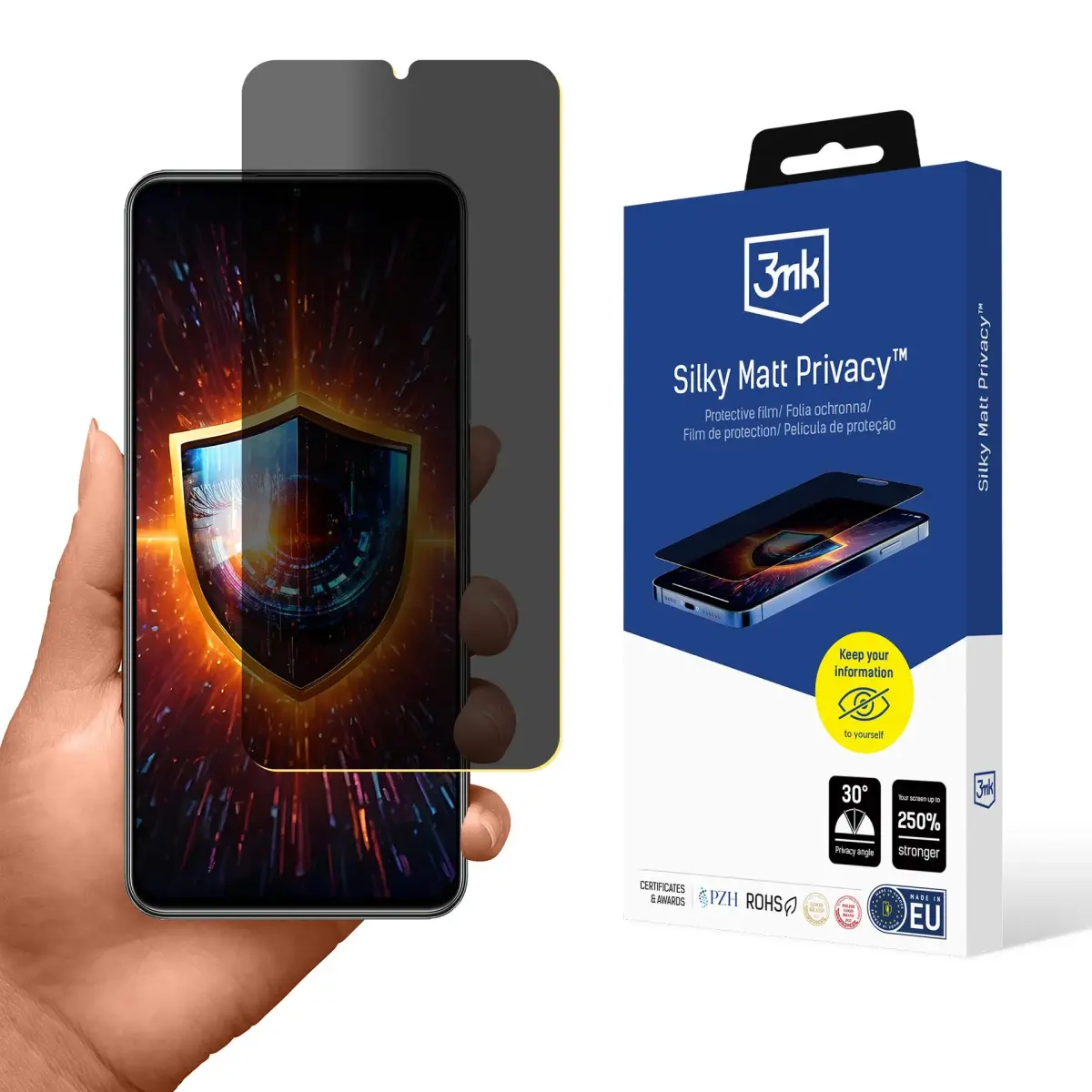 Realme C61 - 3mk Silky Matt Privacy