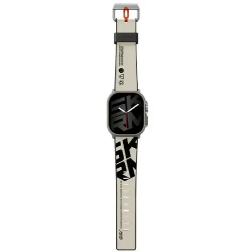 Skinarma Spunk viedpulksteņa siksniņa priekš Apple Watch Ultra (49 mm) | silikons | bēša